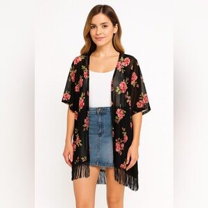 Siren Lily Sheer Rose Floral Cammi Cover